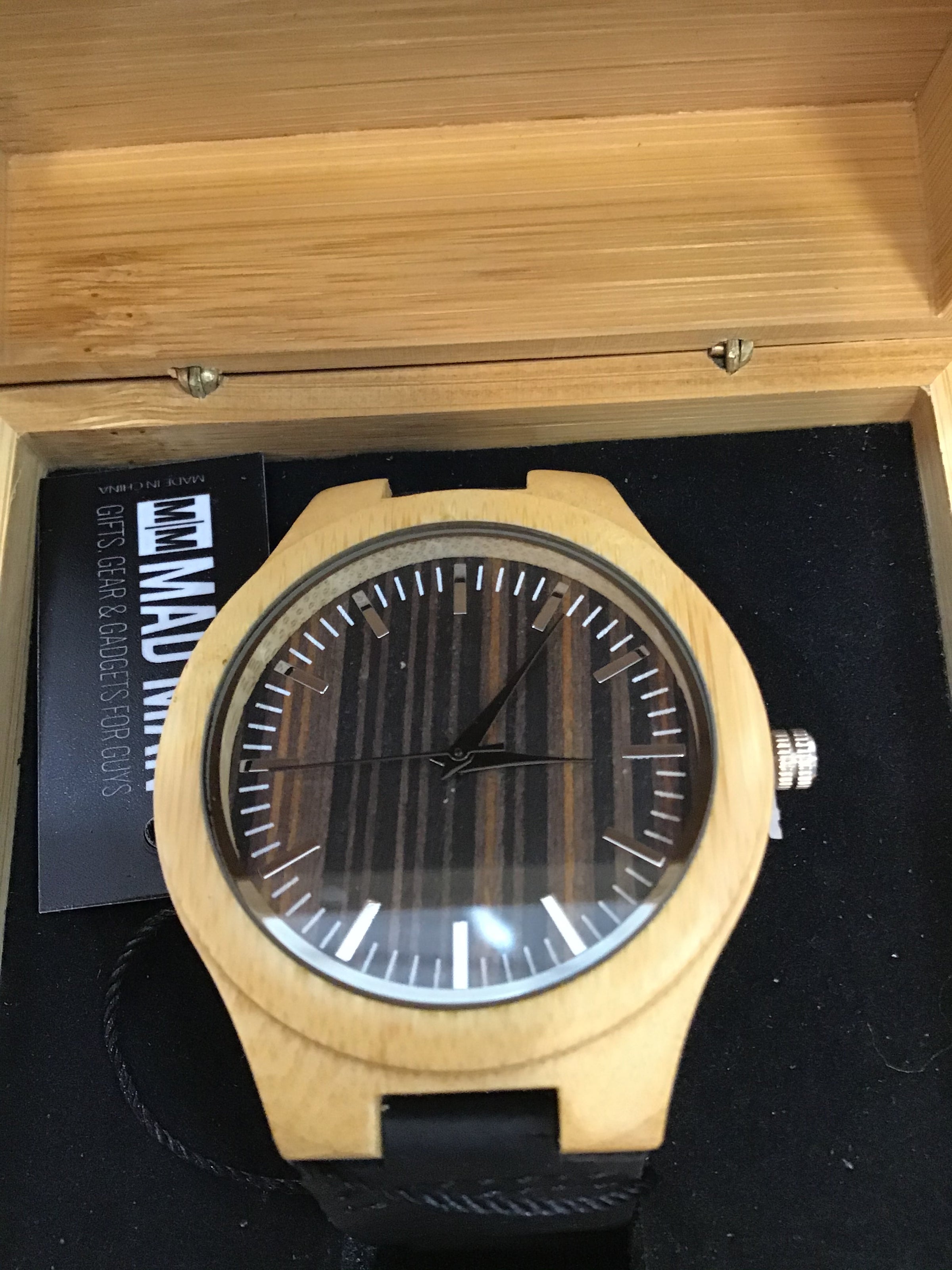 Bamboo Wooden Meridian Watch by Mad Men Serving you is what we do best